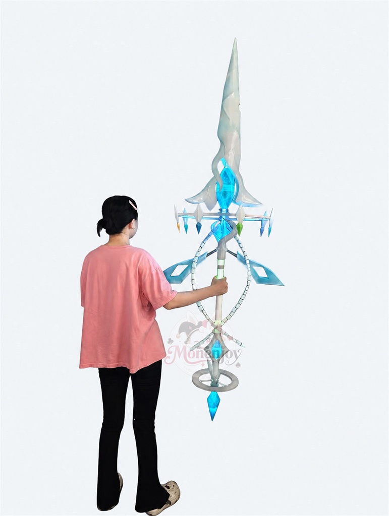 Monenjoy　原神 アナスターシャ  氷神 モチーフ武器　レプリカ道具　200cm　コスプレ道具　発光対応&nbsp;