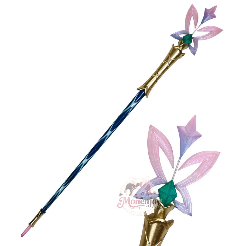 Monenjoy 原神 ヴェスナ コスプレ道具  100cm 法杖｜PLA製 武器モデル レプリカ Genshin Impact