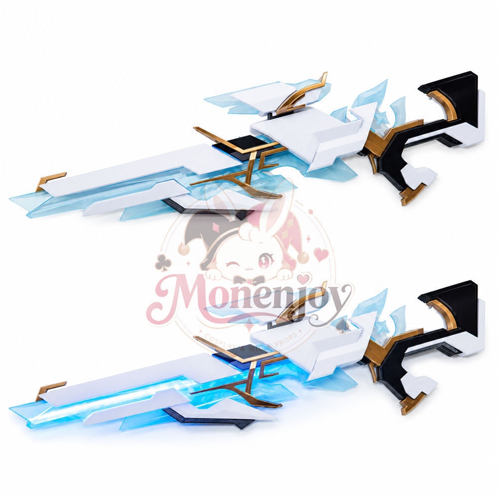 Monenjoy 原神 スネージナヤ 　闇域の銃モデル　発光対応　コスプレ道具　70*25cm　PLA材質　銃モデル　武器モデル　イベント舞台対応