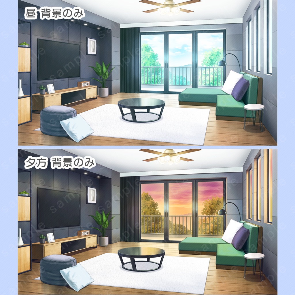 【背景素材】シックなお部屋