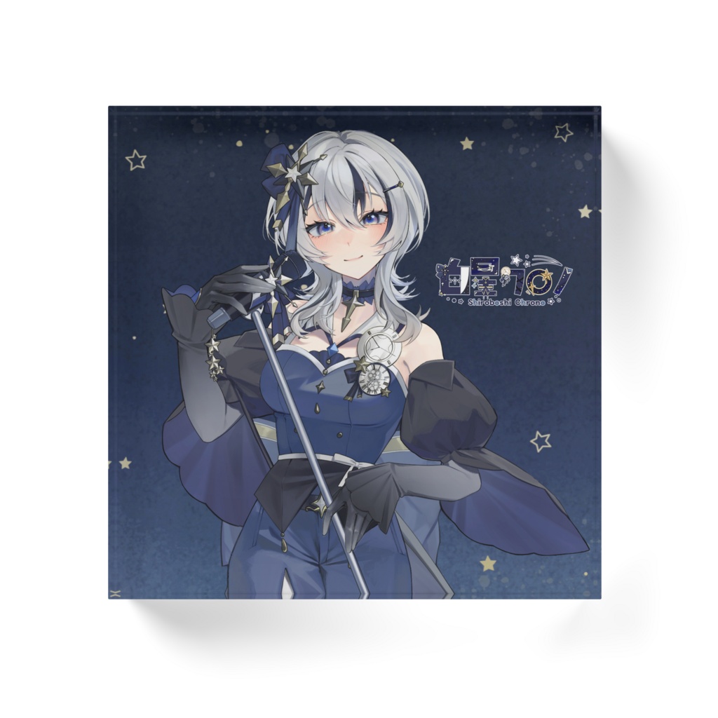 白星クロノ Half Anniversary記念 アクリルブロック イラストA