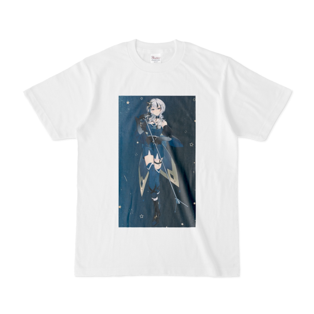 白星クロノ Half Anniversary記念 Tシャツ イラストA