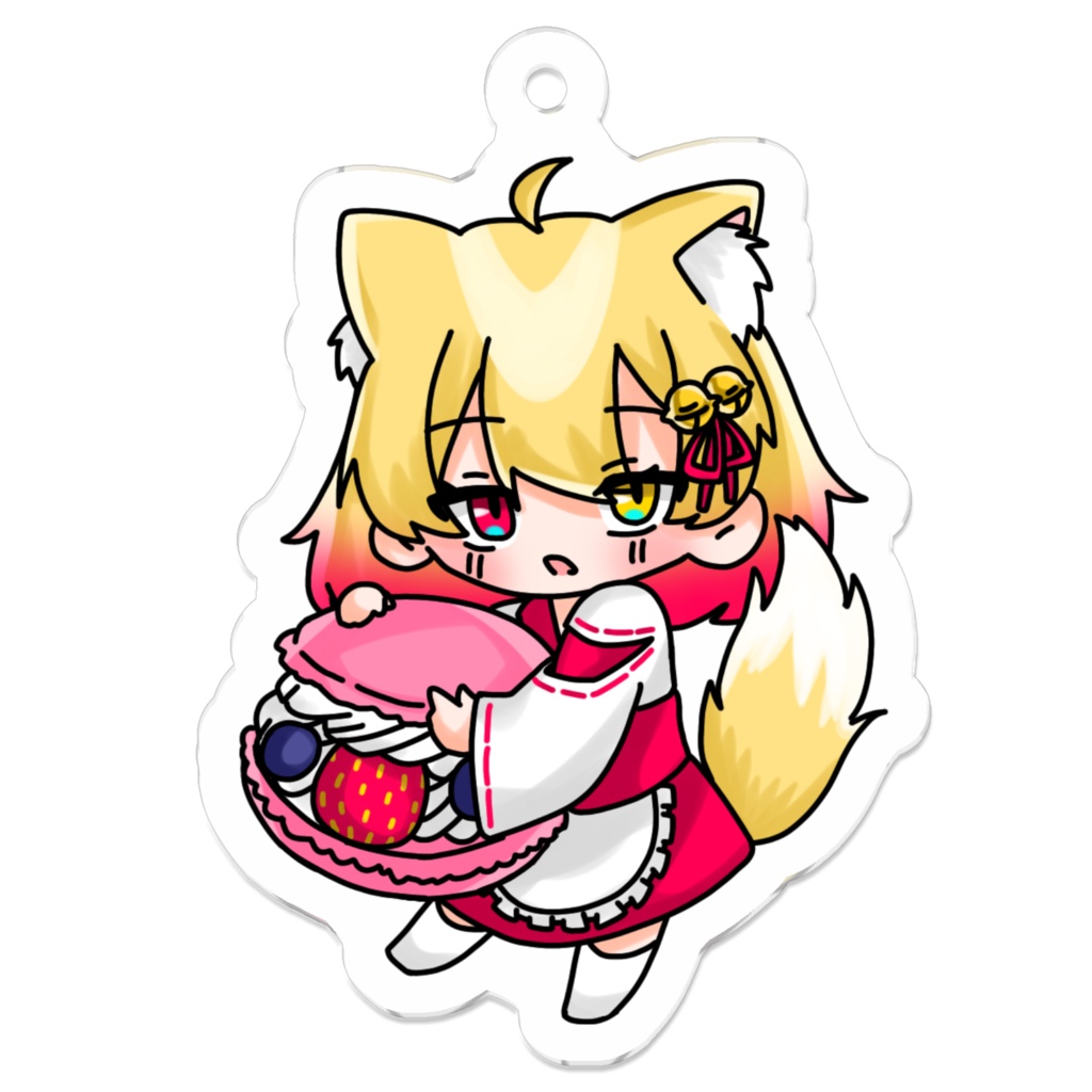 紅桜アクリルキーホルダー