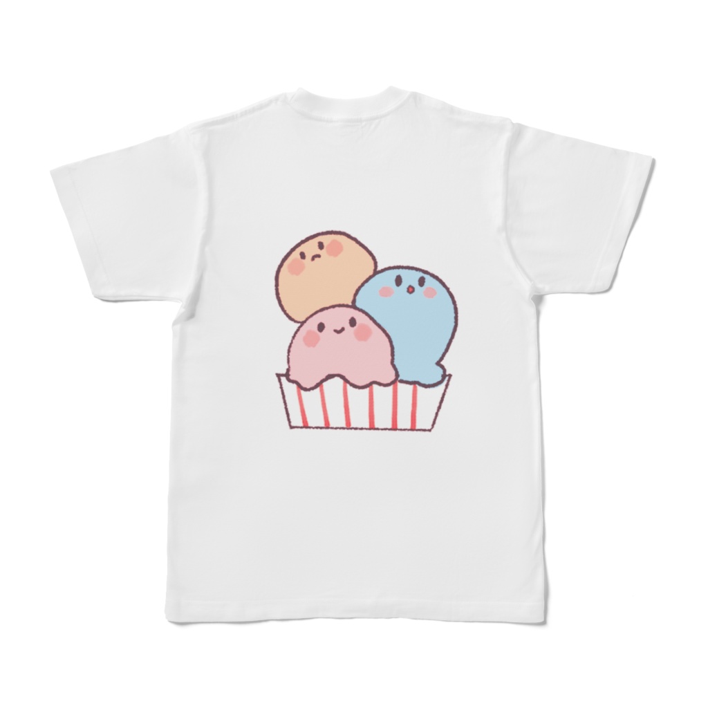 おもちあいすくん　Tシャツ