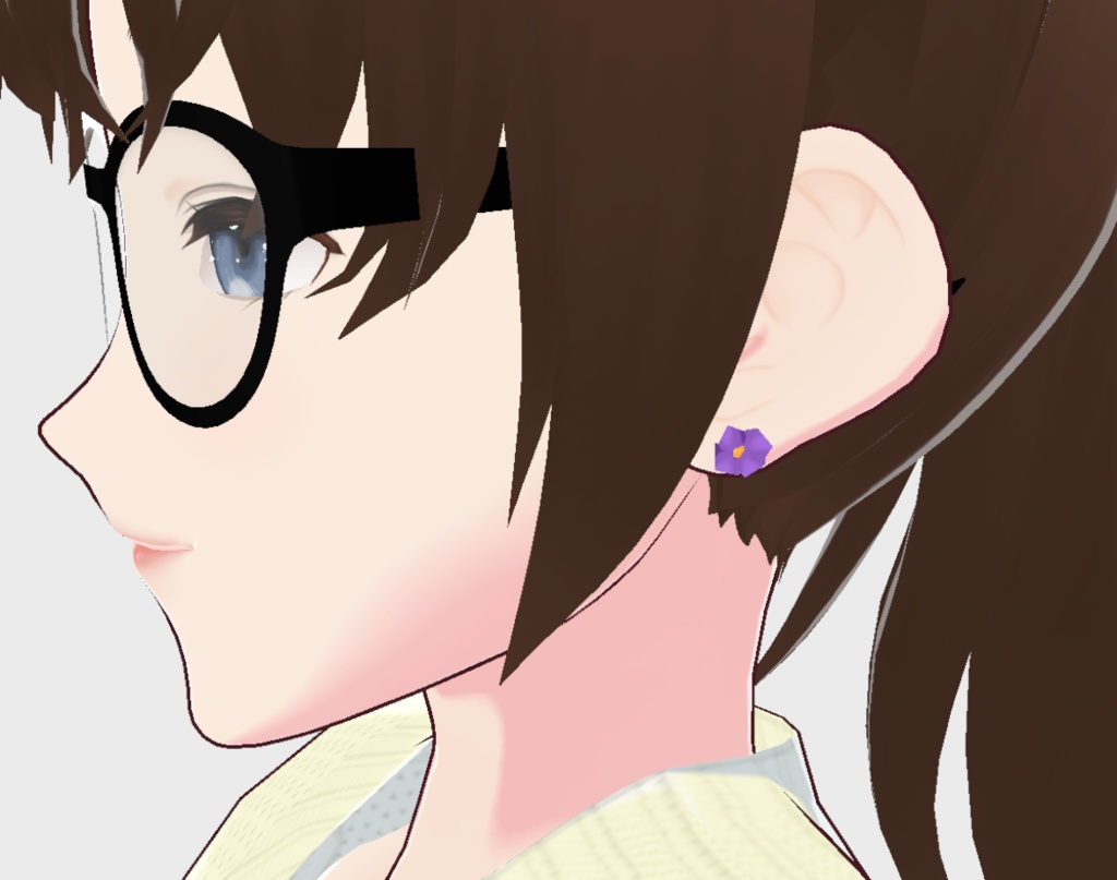 VRoid Flower Earrings