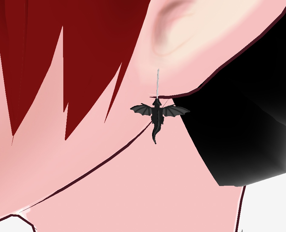 VRoid Dragon Earrings