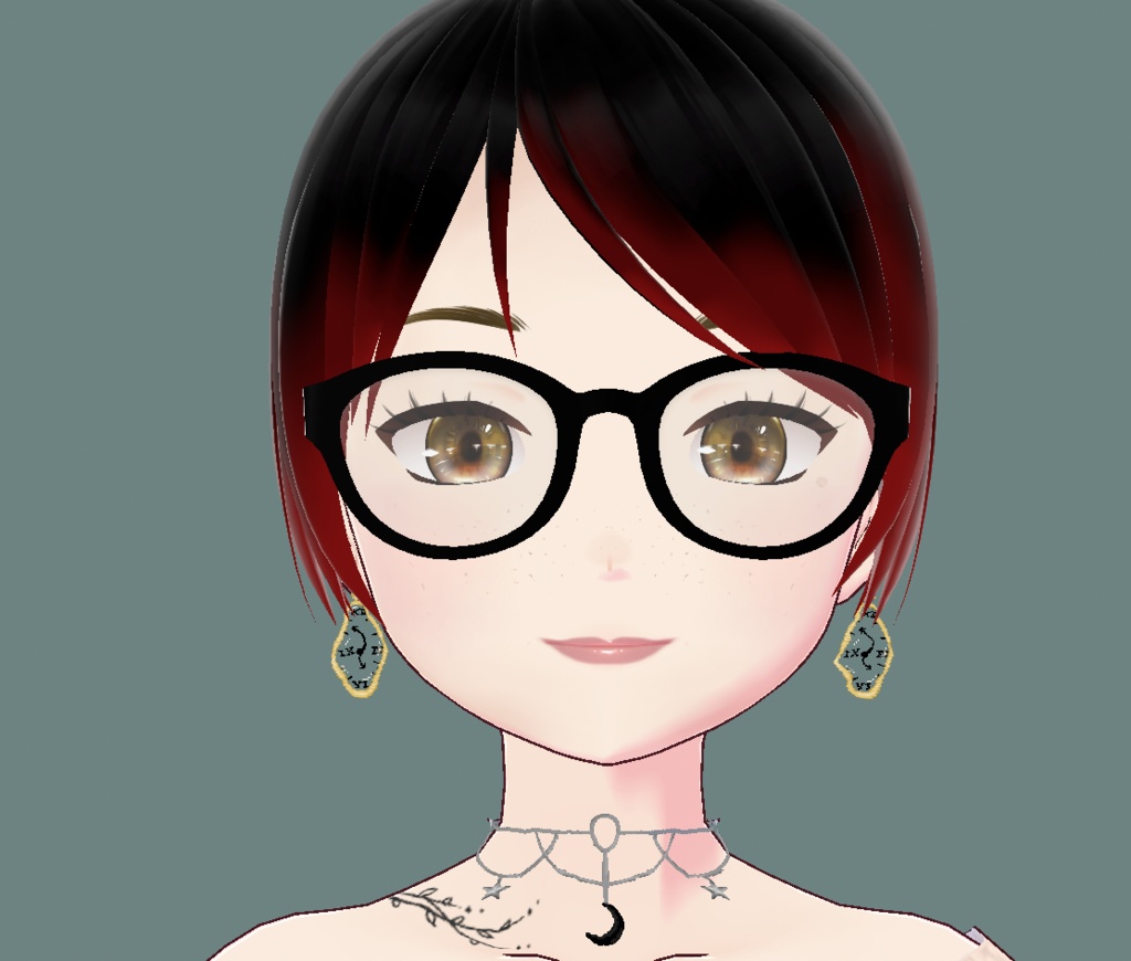 VRoid Melted Clock Earings
