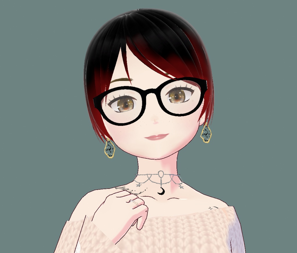 VRoid Melted Clock Earings