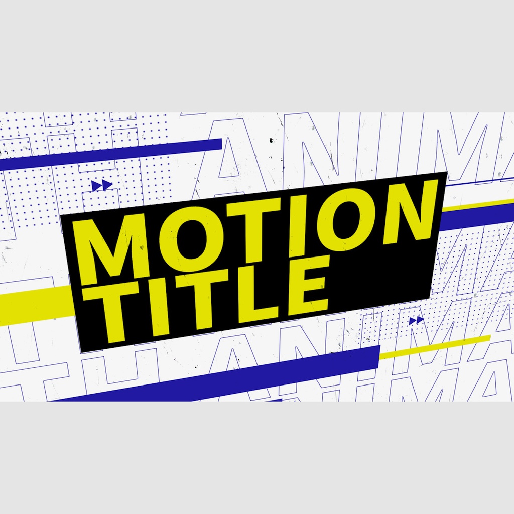 3Dタイポタイトル