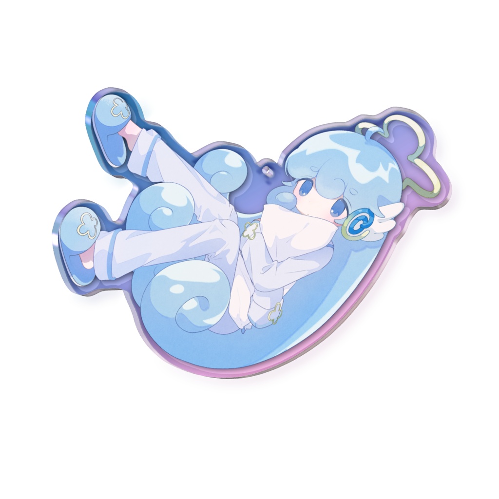 『おやすみインターネット』ゆらゆらアクリルキーホルダー