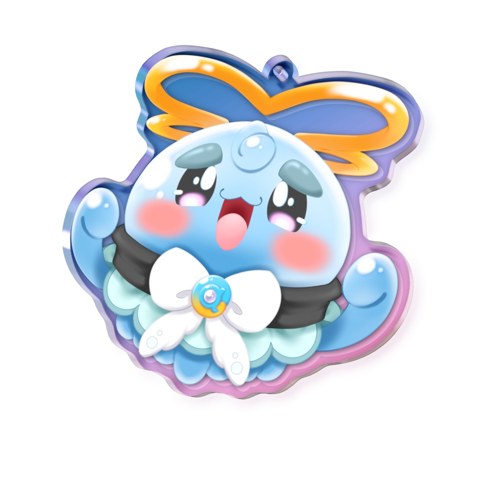 水縹クラゲのすがた!キービジュアルアクキー