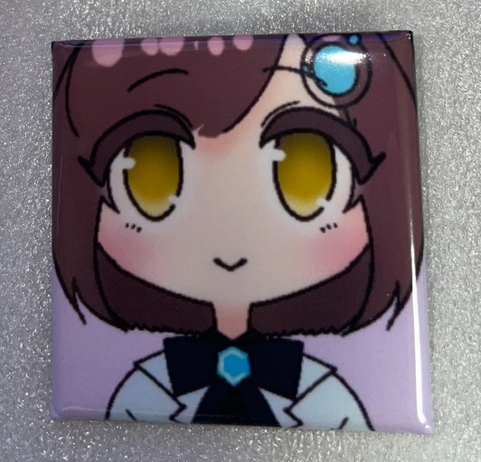 ちーちゃん缶バッチ(サイズ:四角、40mm)