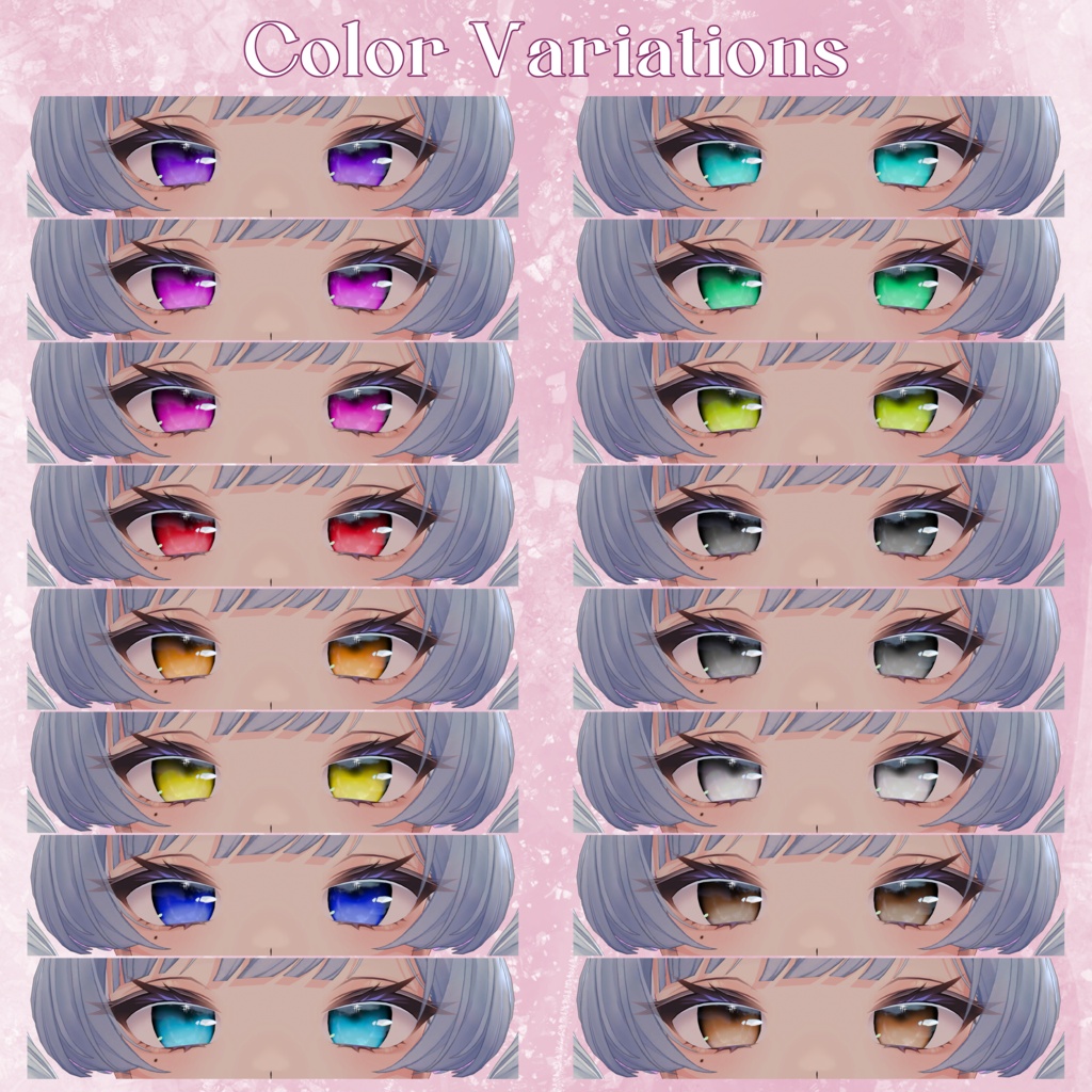 【Free有】K02 Eye&Tongue Texture【K02専用】