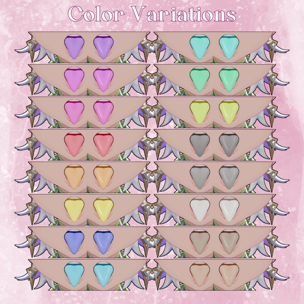 【Free有】K02 Eye&Tongue Texture【K02専用】