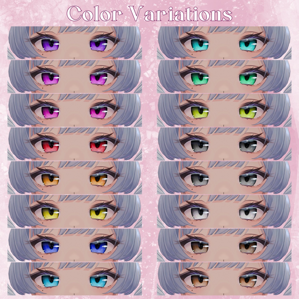 【Free有】K02 Eye&Tongue Texture【K02専用】