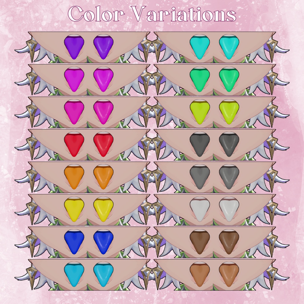 【Free有】K02 Eye&Tongue Texture【K02専用】