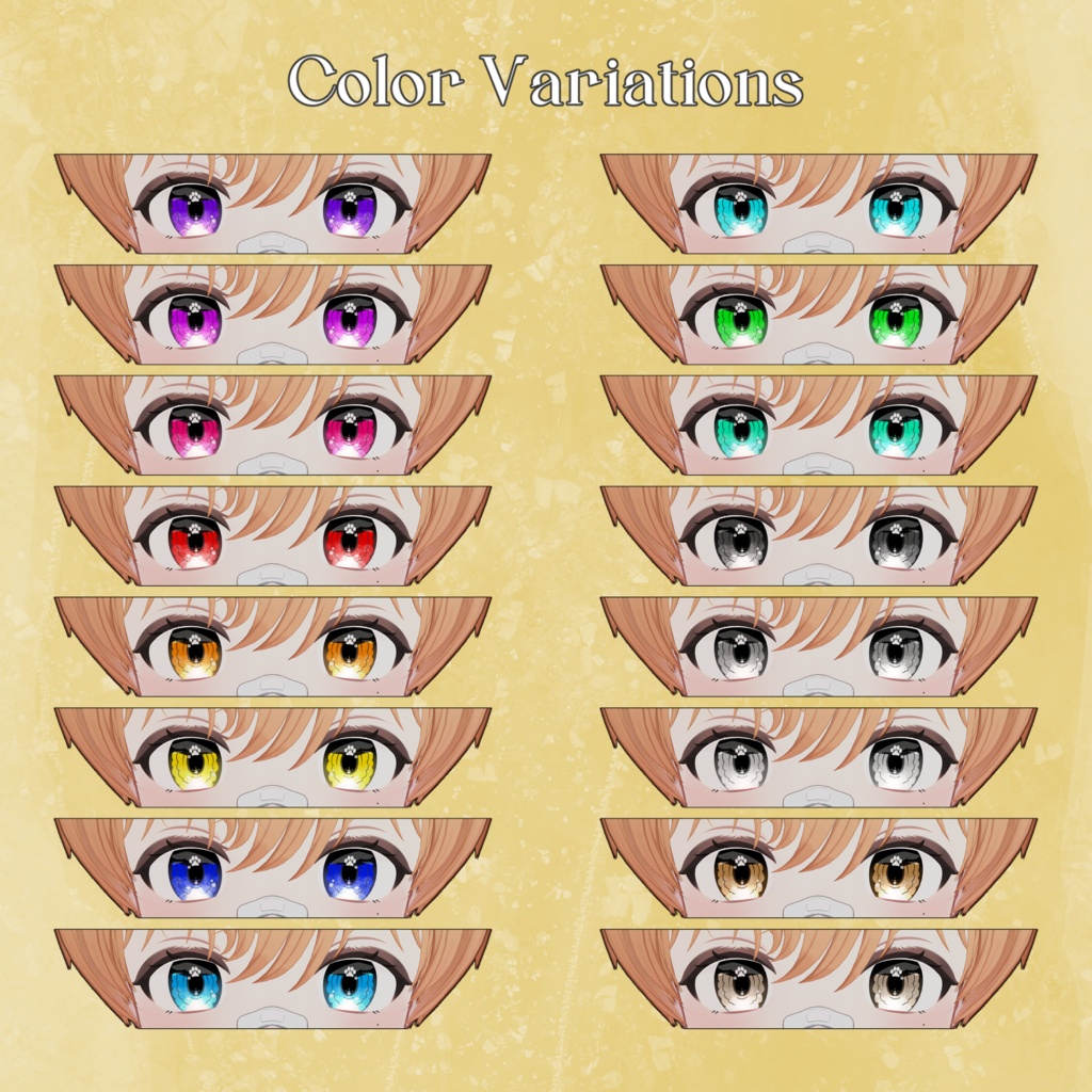 【Free有】Make up&Eye&Tongue Texture【Latte専用】