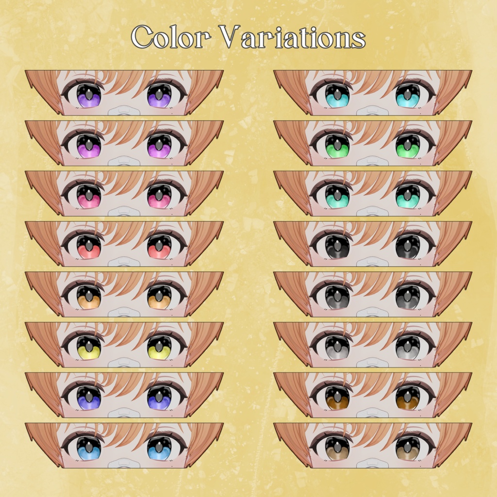 【Free有】Make up&Eye&Tongue Texture【Latte専用】