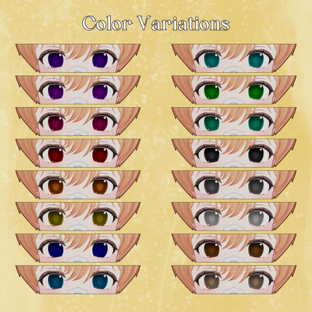 【Free有】Make up&Eye&Tongue Texture【Latte専用】