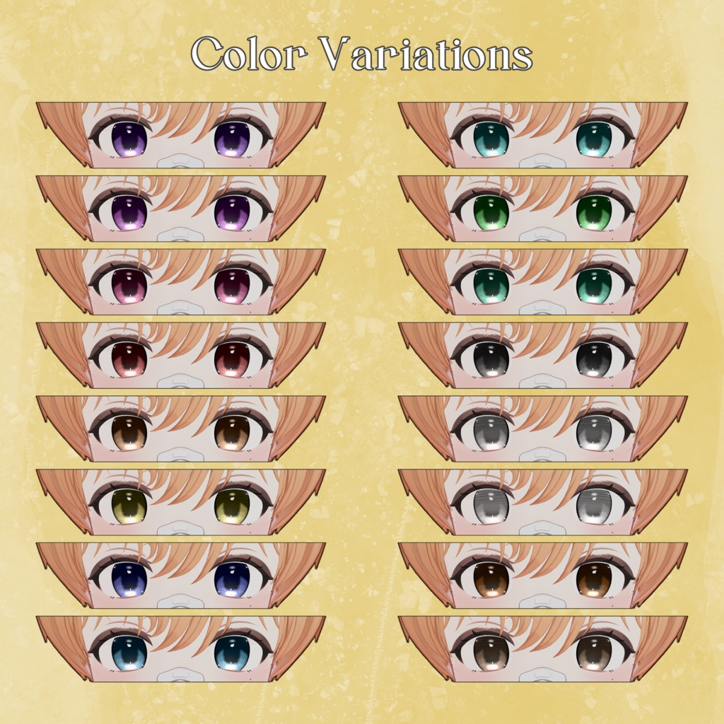 【Free有】Make up&Eye&Tongue Texture【Latte専用】
