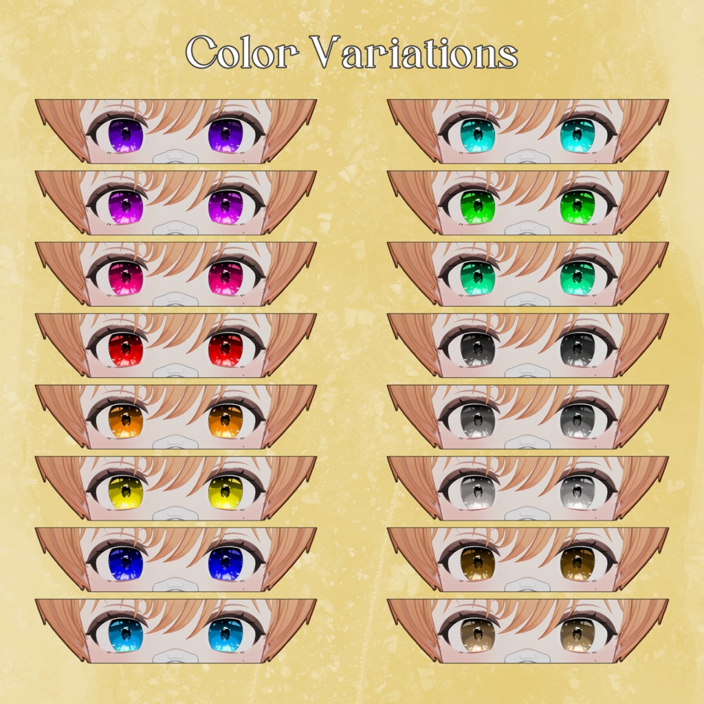 【Free有】Make up&Eye&Tongue Texture【Latte専用】