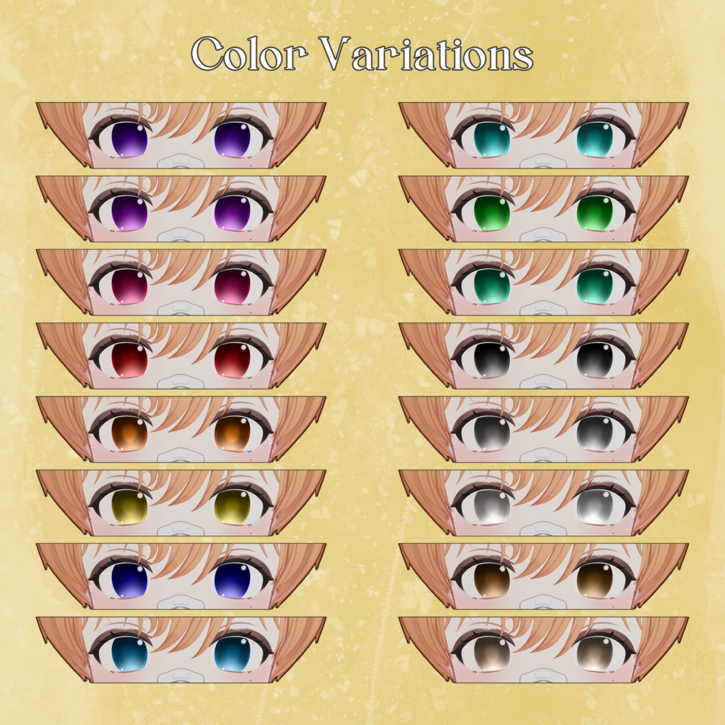 【Free有】Make up&Eye&Tongue Texture【Latte専用】