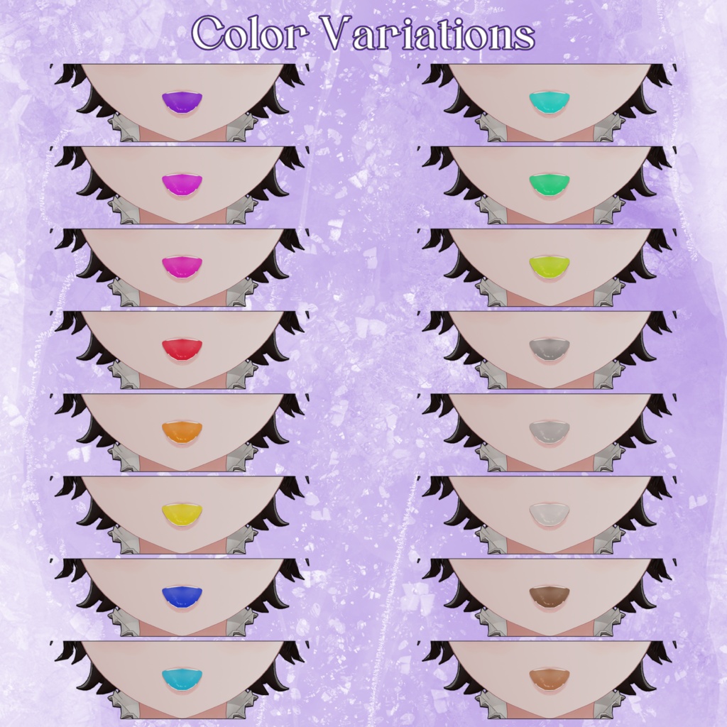 【Free有】【SALE】【50%OFF】Make up&Eye&Tongue Texture【Ruty専用】