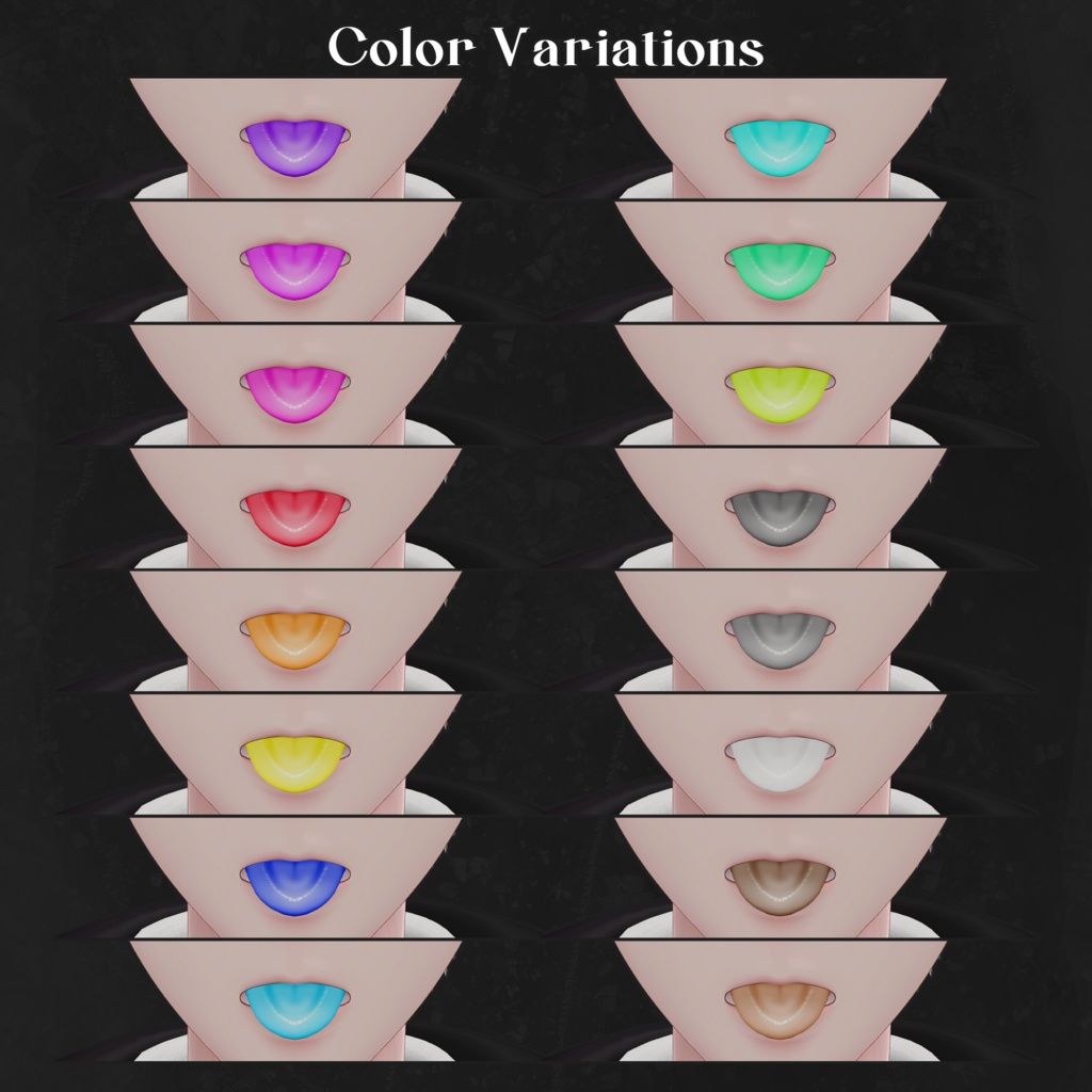 【期間限定無料】【50%OFF】Yuri Eye&Tongue Texture【悠莉-Yuri-専用】