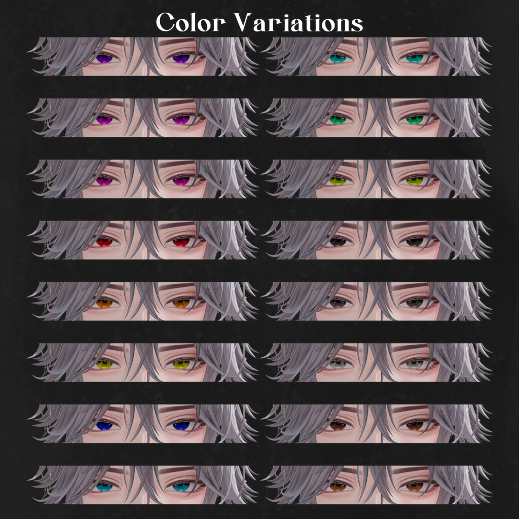 【期間限定無料】【50%OFF】Yuri Eye&Tongue Texture【悠莉-Yuri-専用】