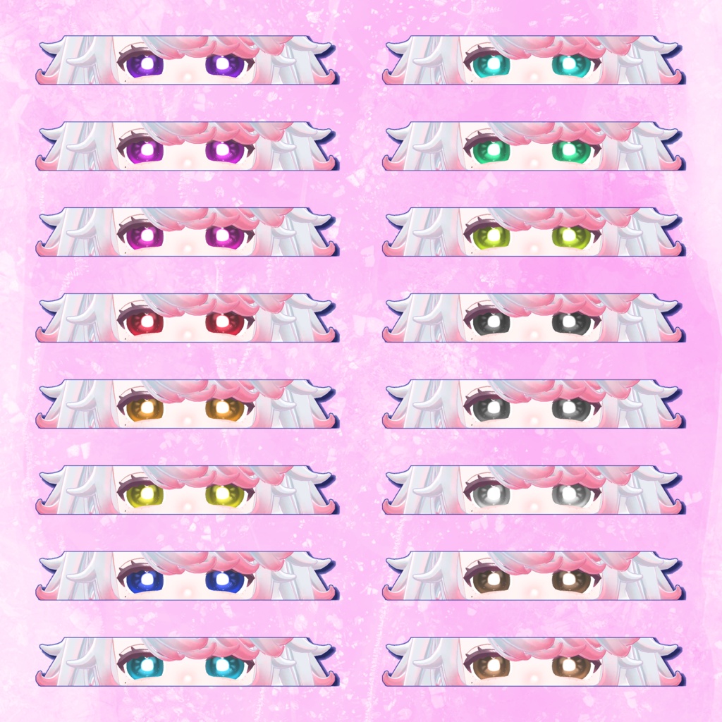 【期間限定無料】【50%OFF】もなと Eye&Tongue TextureセットPack【もなと-monato-専用】