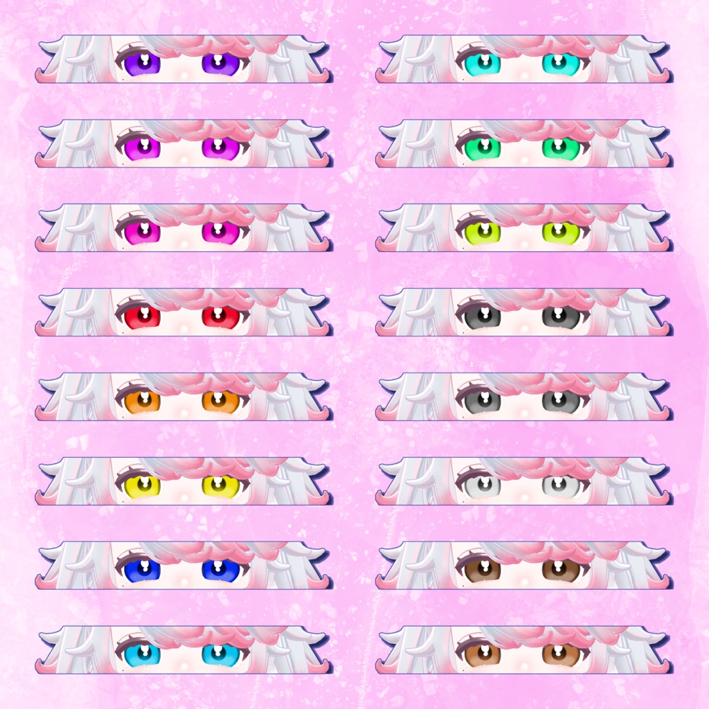 【期間限定無料】【50%OFF】もなと Eye&Tongue TextureセットPack【もなと-monato-専用】