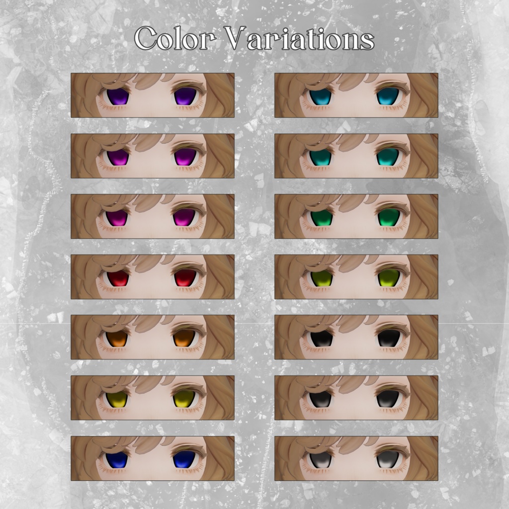 【Free有】✦ Noctis ✦ EyeTexture【複数アバター】