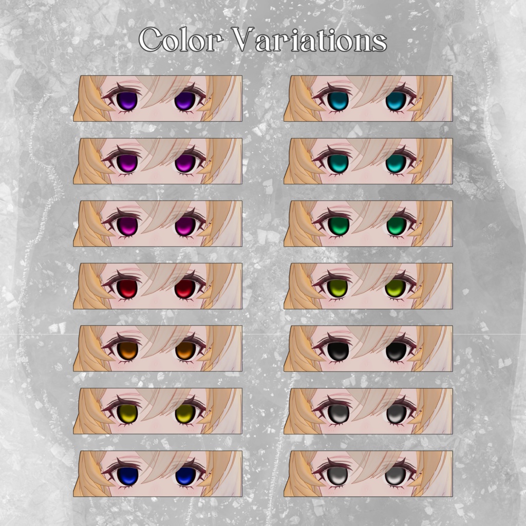 【Free有】✦ Noctis ✦ EyeTexture【複数アバター】