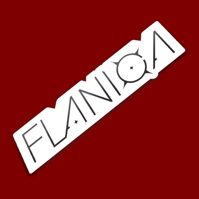 FLANICA バンドロゴステッカー