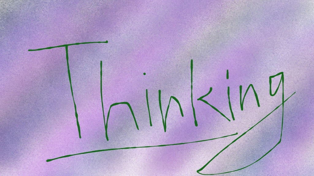 フリーBGM『考え事/Thinking』/はりぼて