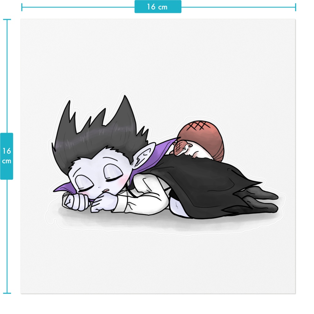 すやすやドラルクAステッカー