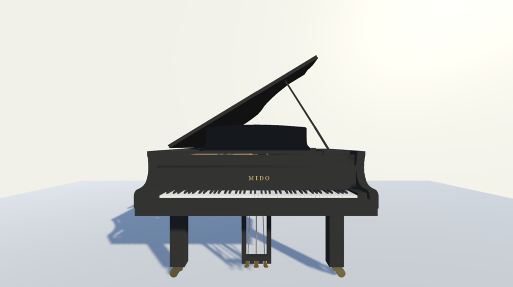 【3Dモデル】Mido's Piano