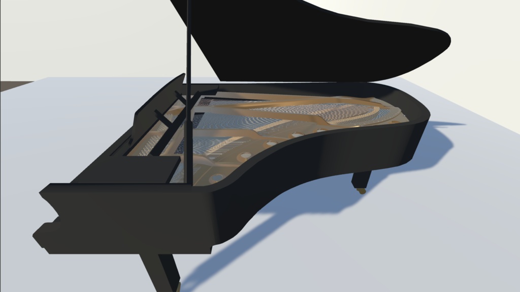 【3Dモデル】Mido's Piano