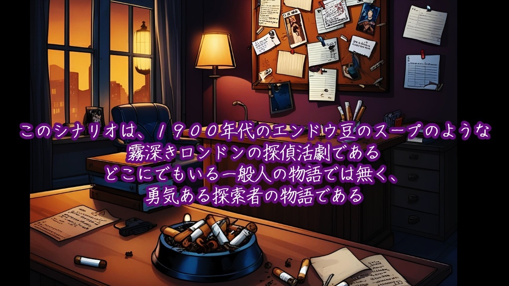 濃霧は攫う探偵は踊る【クトゥルフ神話TRPG】