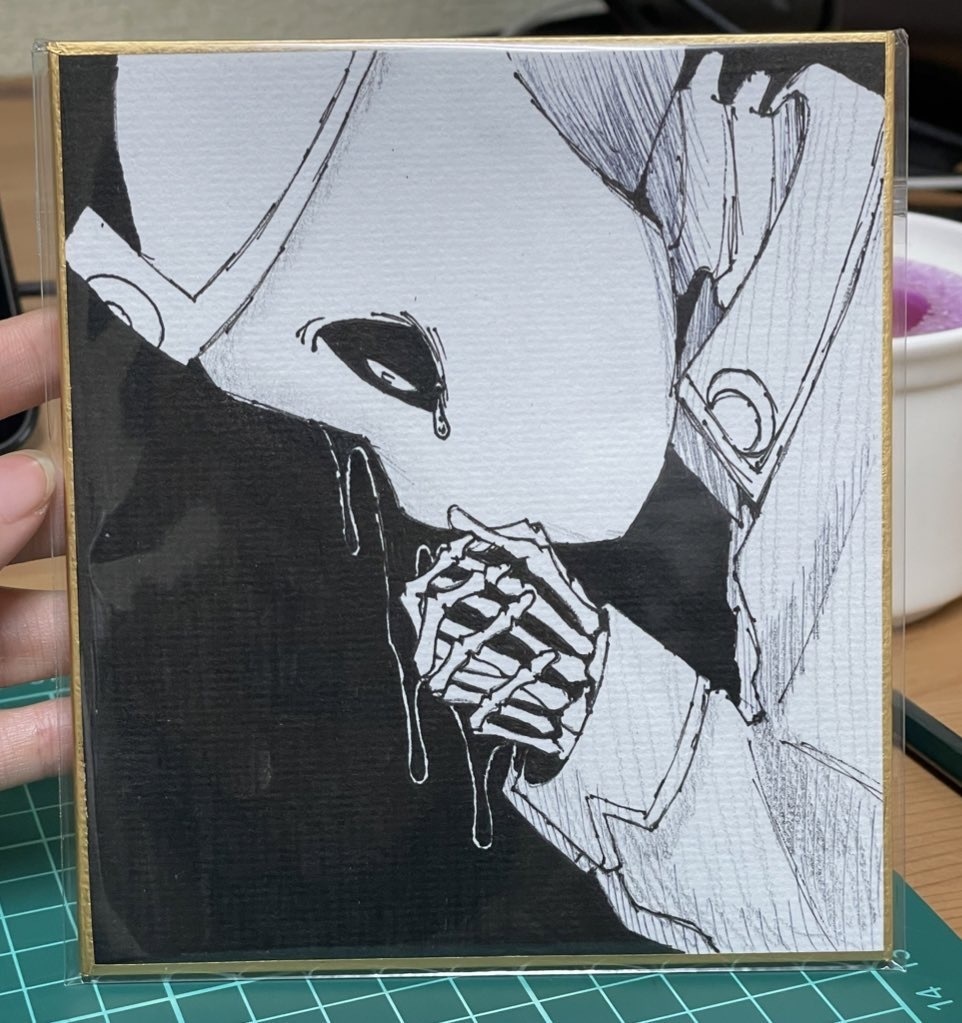 色紙(白メア)