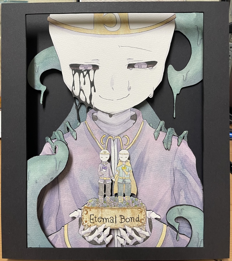 3D色紙(白メア)