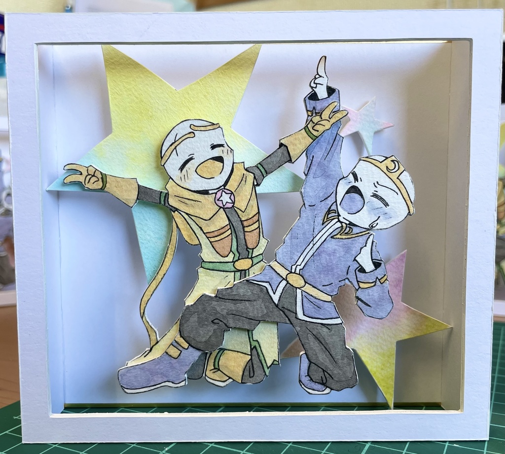 3Dミニ色紙（夢）