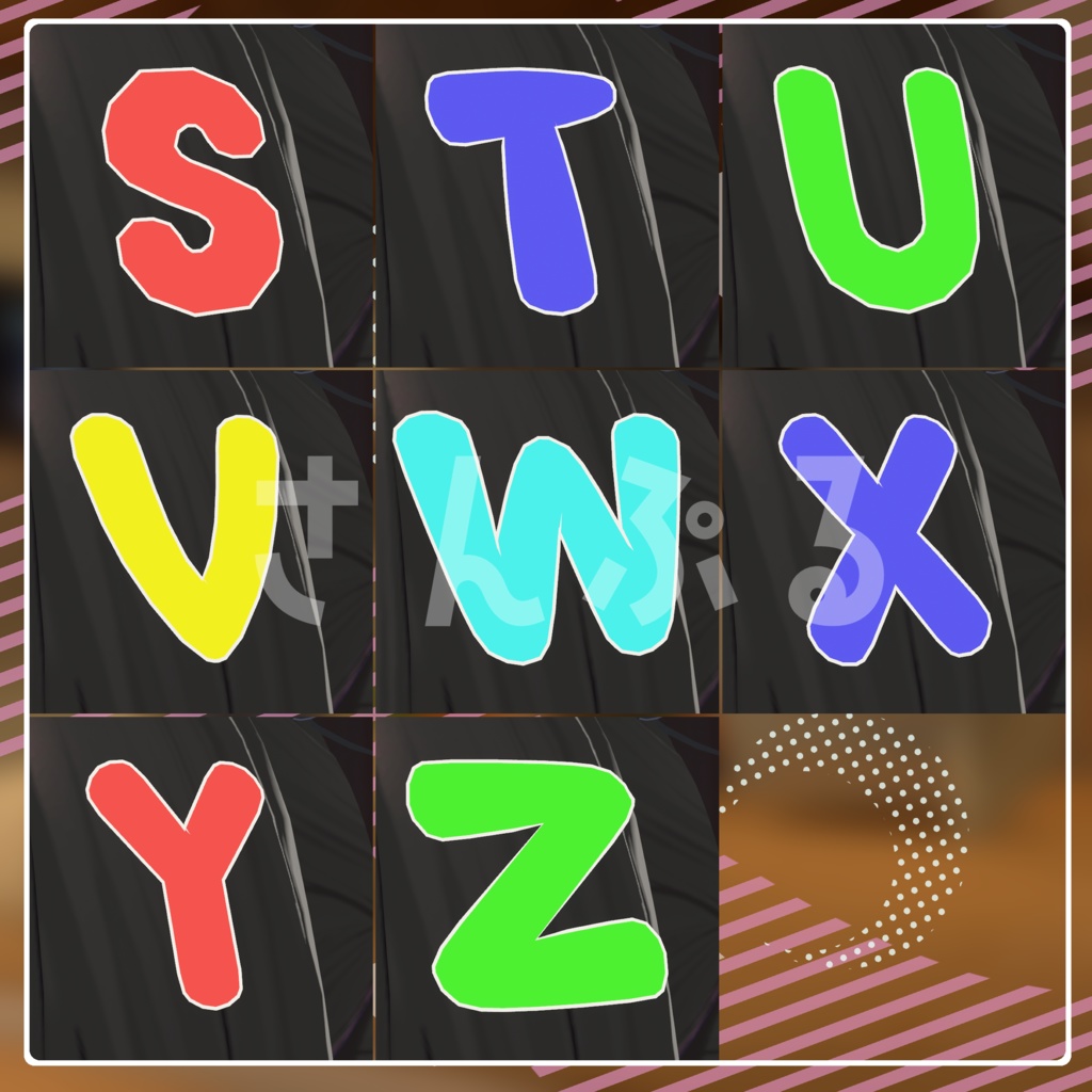 あるふぁべっとへあぴん -Alphabet Hairpin-