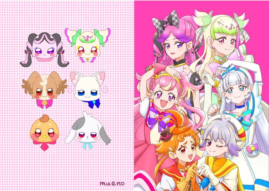 妖精フレンズクリアファイル