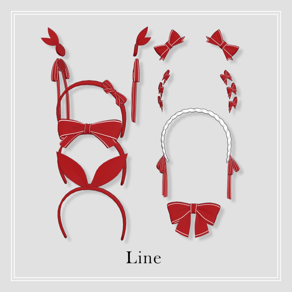 [Grus] Hair Accessories Set 缩略图 7