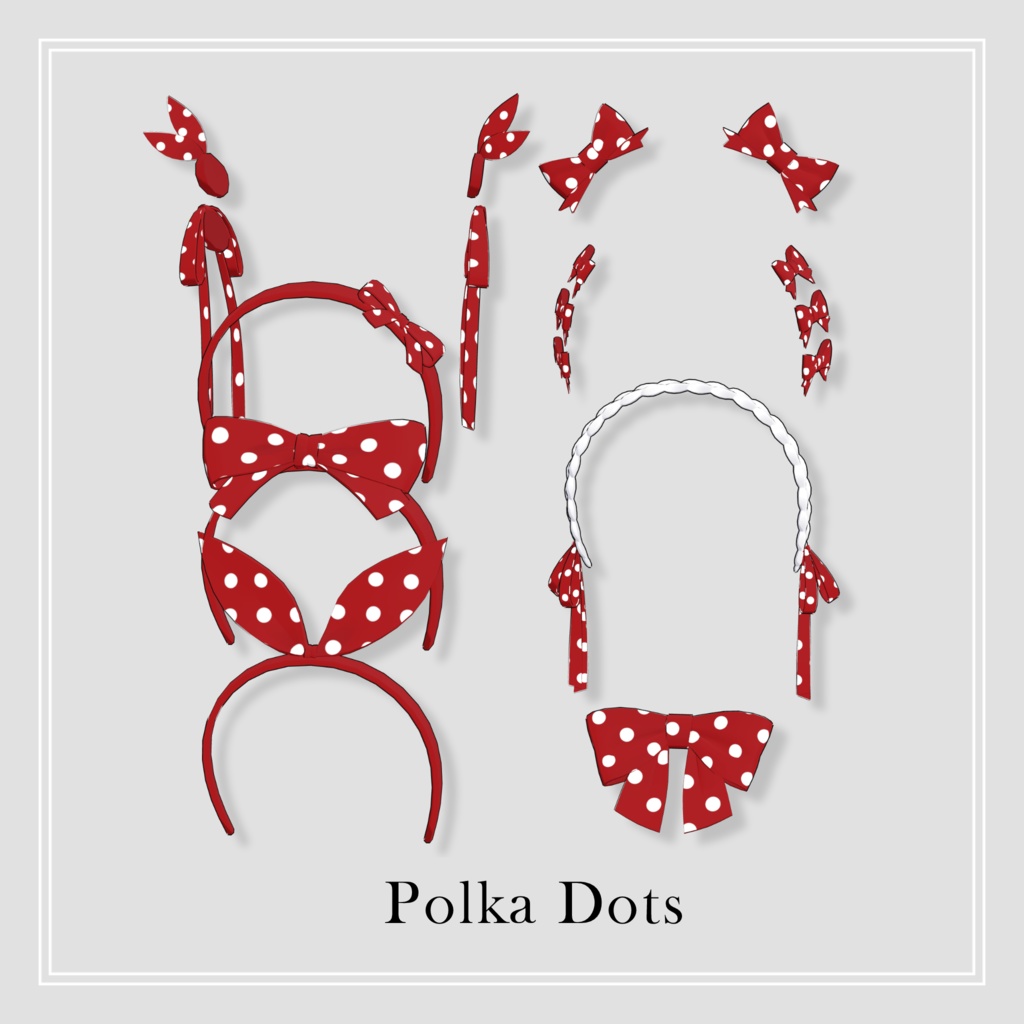 [Grus] Hair Accessories Set 缩略图 9