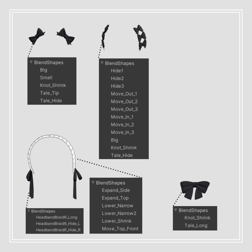 [Grus] Hair Accessories Set 缩略图 6
