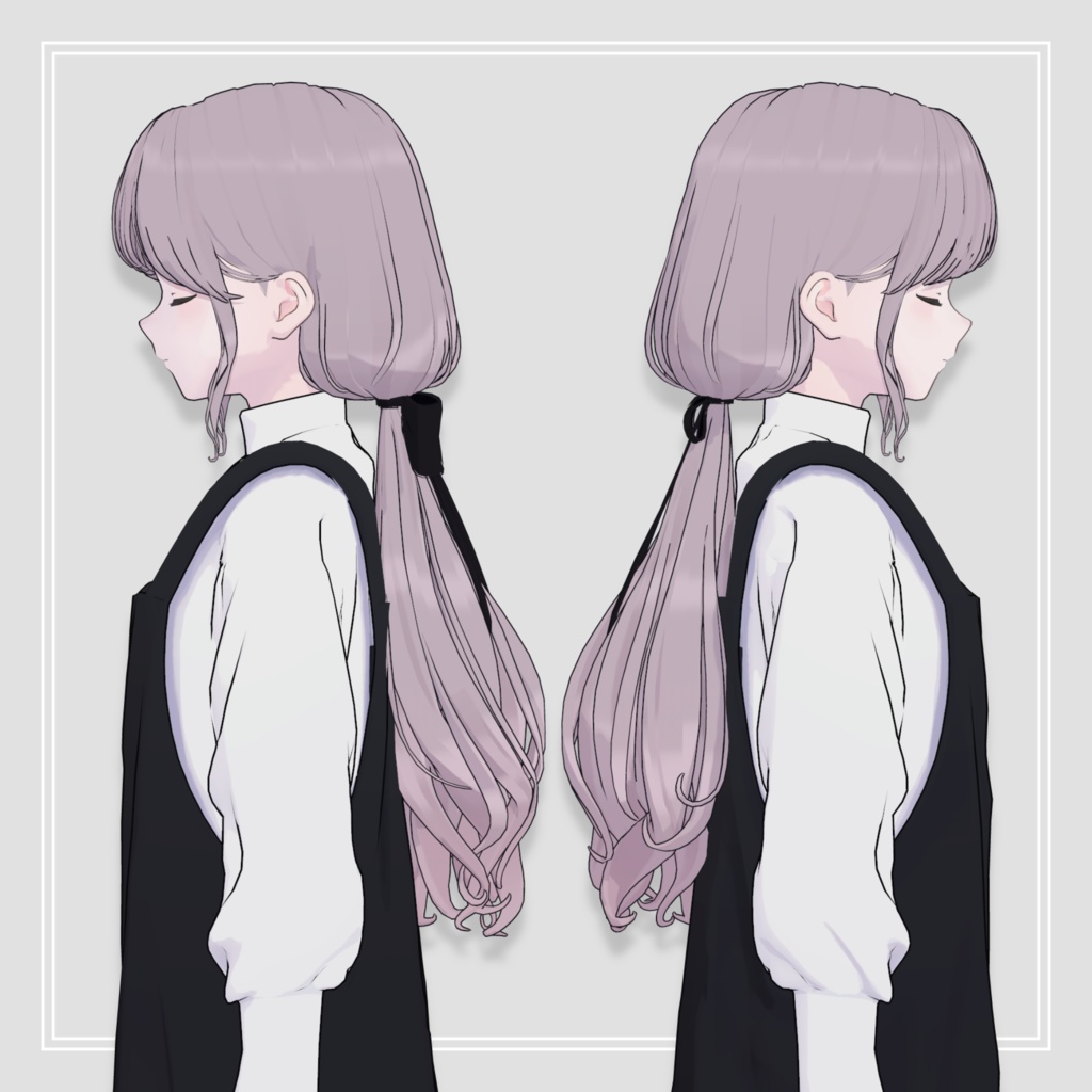 [Grus/Lapwing] Low Ponytail 缩略图 3