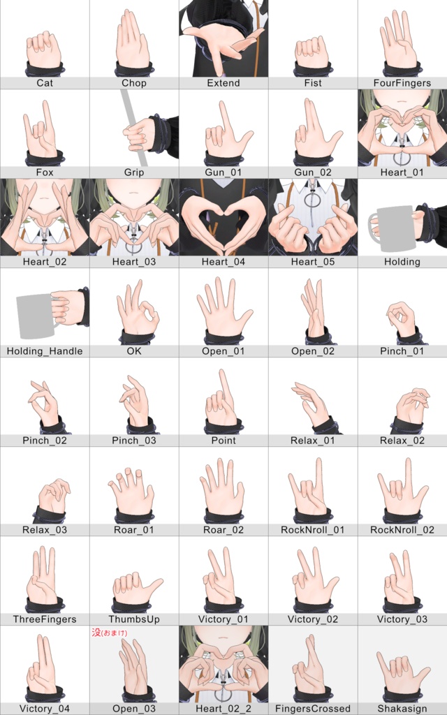 Hand Gesture Set