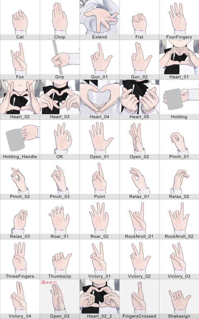 Hand Gesture Set